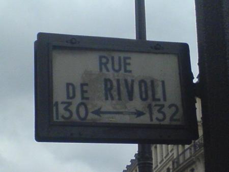 rue de rivoli