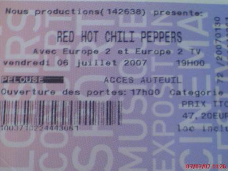 billet concert