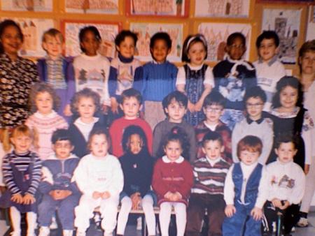 et oui clothilde et mwa en 2eme année de maternelle lol 